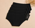 Women's Seamless Bikini Underwear- Bundle (5-pack/all black)